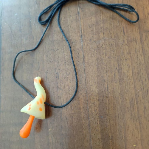 Mushroom necklace used in good condition