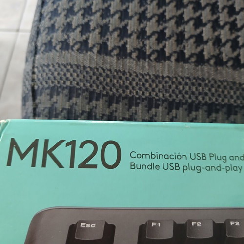 Logitech MK120 keyboard and Microsoft mouse
