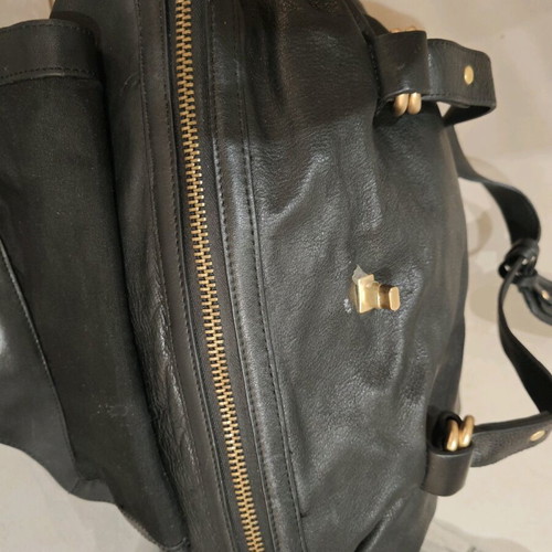 Massimo Dutty leather handbag like new, black