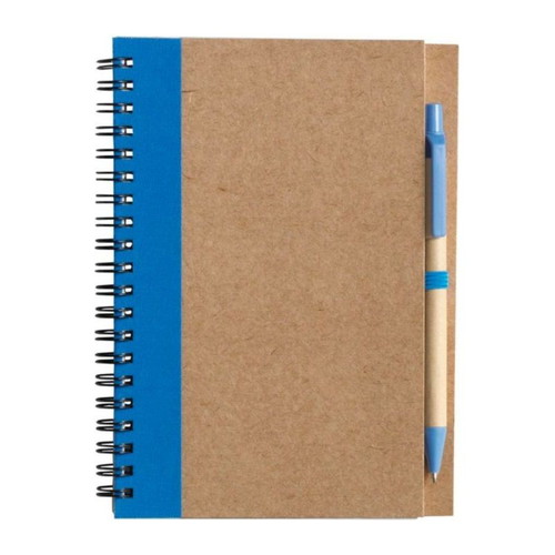 Ecological notebook spiral new with pen