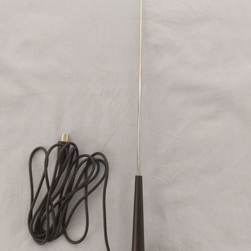 Indoor TV antenna like new, black, coaxial connection, magnetic base