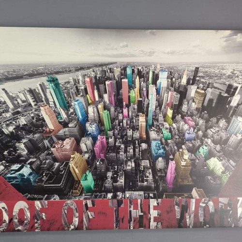 Decorative wall art canvas 140x100 cm