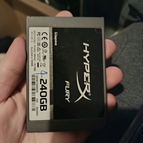Kingston HyperX FURY 240GB SSD used, excellent condition