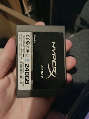 Kingston HyperX FURY 240GB SSD used, excellent condition