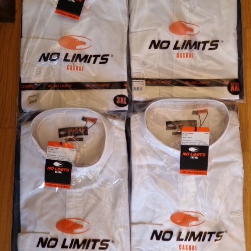 No Limits shirt new, white, size L