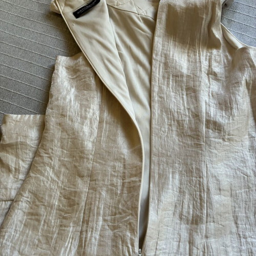 Champagne Shimmer Ruffle Halter Mini Party Dress cream, like new, EU 36 S