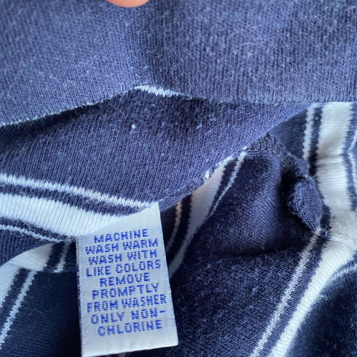 Polo Ralph Lauren navy blue striped size Small like new