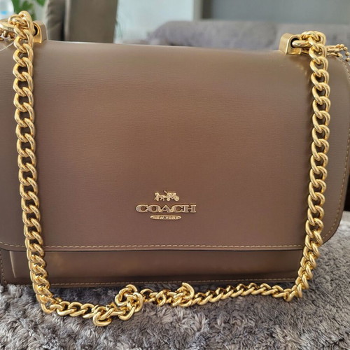 Coach Klare Dark Stone crossbody bag new, gray beige
