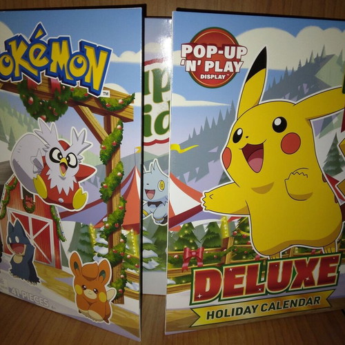 Pokemon 2025 Deluxe Holiday Calendar with 18 figures new