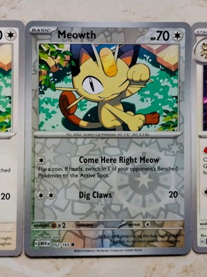 Pokemon cards 151 Meowth - Persian like new pack