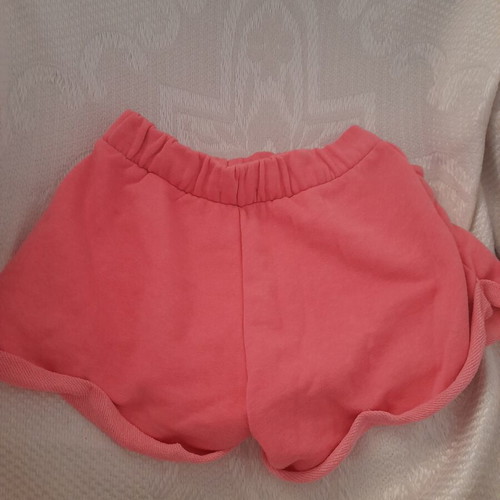 Bershka pink shorts with drawstring, new