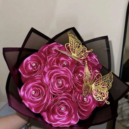Satin flowers new