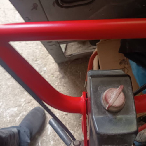Honda F501 four-stroke tiller refurbished with Honda GX140 engine