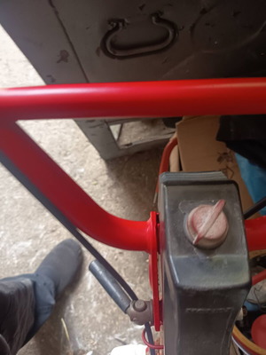 Honda F501 four-stroke tiller refurbished with Honda GX140 engine