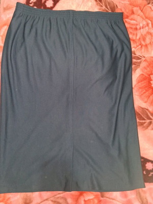 Women's long skirt new, blue, size 4XL