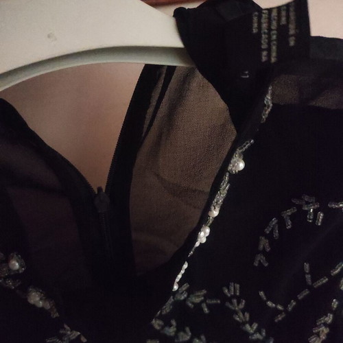 Forever 21 top new with pearls, size M, black
