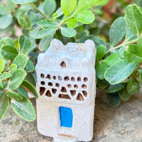Miniature pigeon house from Tinos used