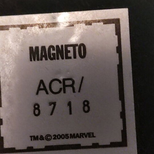 Magneto Marvel figure used, genuine, 12 cm collectible