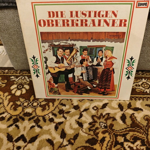 Vinyl record used, German folk