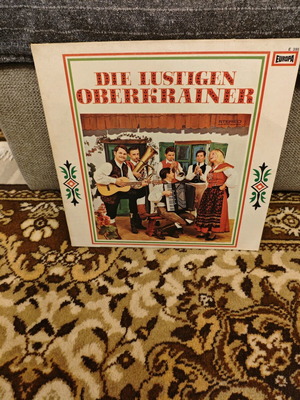 Vinyl record used, German folk