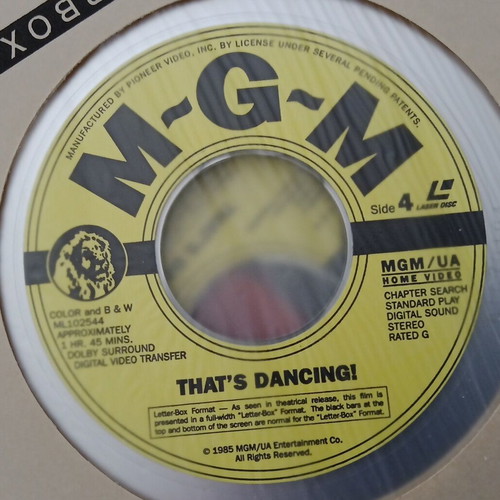 That's Dancing! LaserDisc like new, musical documentary