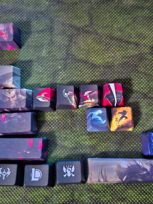 34 Darius keycaps for mechanical keyboard new