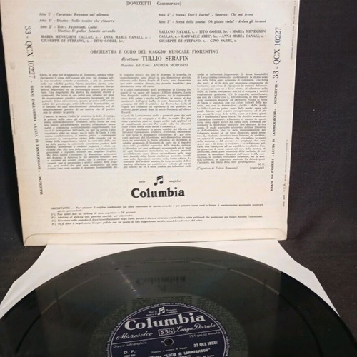 Lucia Di Lammermoor vinyl used in good condition