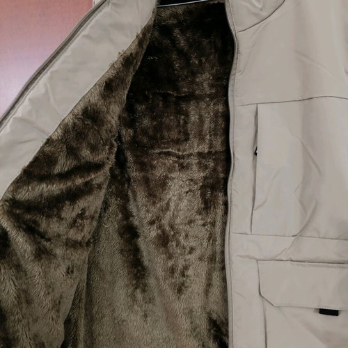 Men's vest new autumn and winter khaki size Large