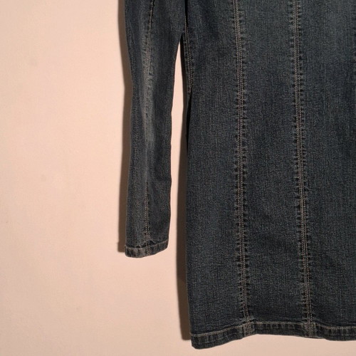 Newton blue long denim coat used like new