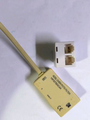 Central splitter ADSL over pots filter like new, pack of 2