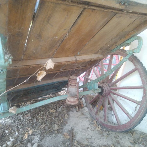Cart used, decorative for garden or store