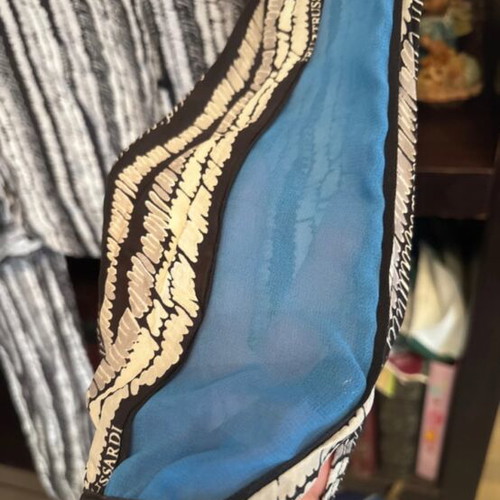 Tru Trussardi silk set shirt and pants medium like new