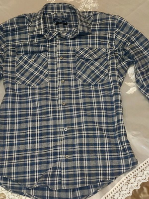Jasmen Blue Medium Checkered Shirt used