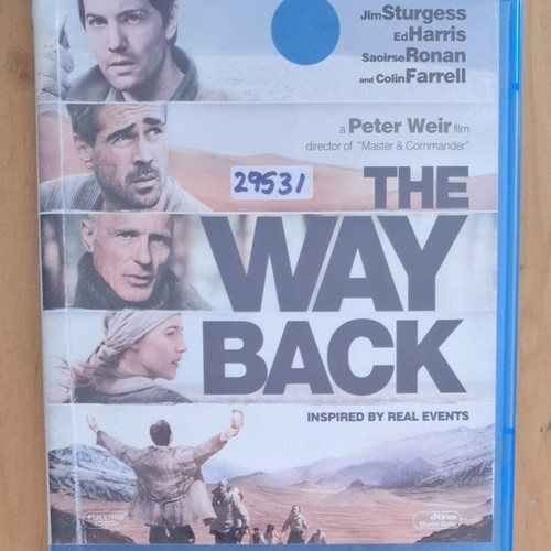 The Way Back Blu-ray used with Greek subtitles, drama historical