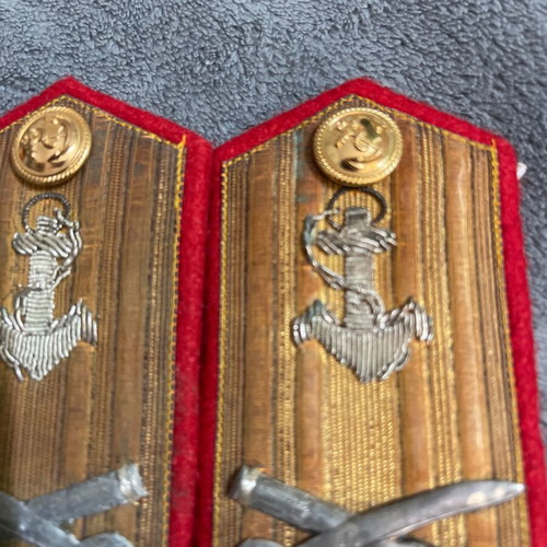 Greek Navy 1975-80 Vice Admiral official uniform insignia