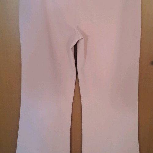 Women's pants new, pink salmon, flared style, size L