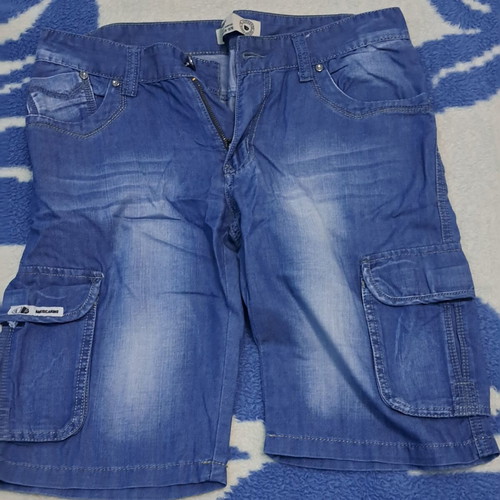 Americanino denim bermuda shorts like new, size 46 EU, blue