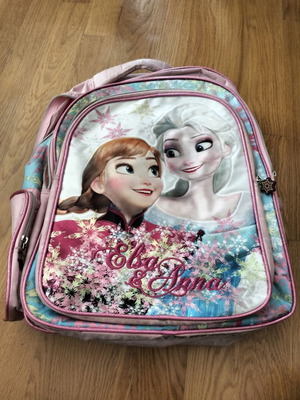 Σχολική τσάντα Frozen μεταχειρισμένη με 3 θέσεις