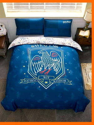 Harry Potter duvet cover set Blue Ravenclaw with 2 pillowcases new