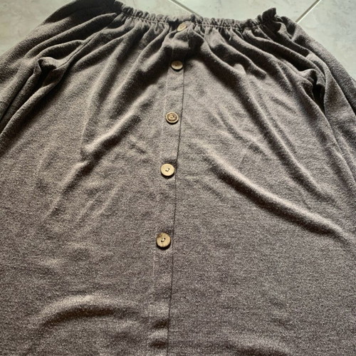 Blouse like new, size M, gray and brown