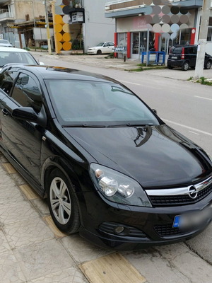 Opel Astra H GTC Turbo 180ps σαν καινούργιο, μαύρο, 2007