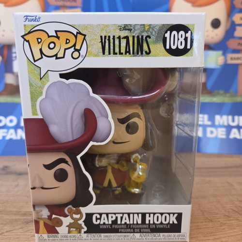 Funko Pop Disney Villains #1081 Captain Hook new vinyl figure