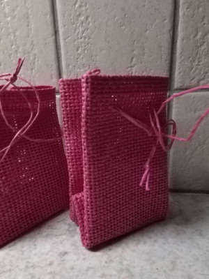 Set of 2 rope pouches like new