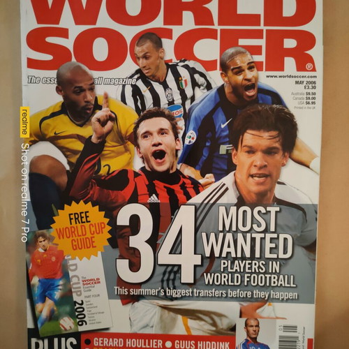 World Soccer May 2006 magazine like new English edition