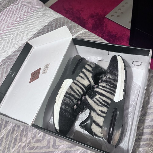 Ash women's sneakers size 38 used, black and grey