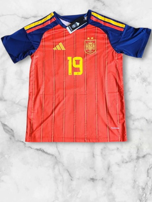 Spain Home Kit 2026 World Cup jersey, size M, number 19 Lamine Yamal