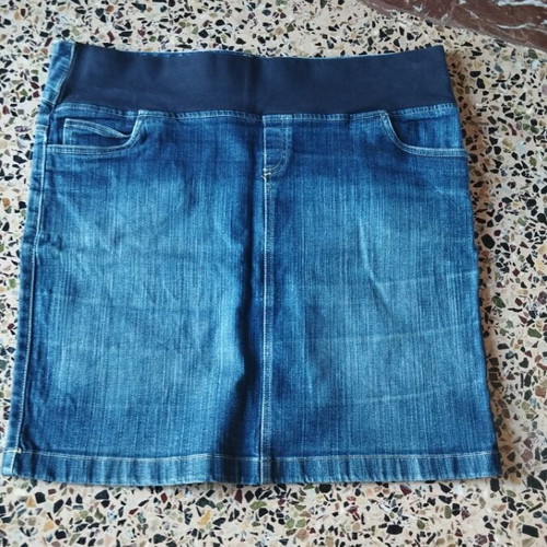 Denim skirt like new, blue, size XXL