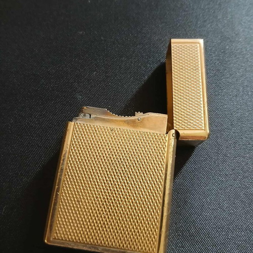 S.T. Dupont Ligne 2 lighter used with gold finish