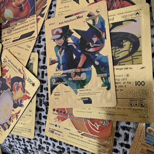 Pokémon gold cards like new, pack of 67 with 17 rare