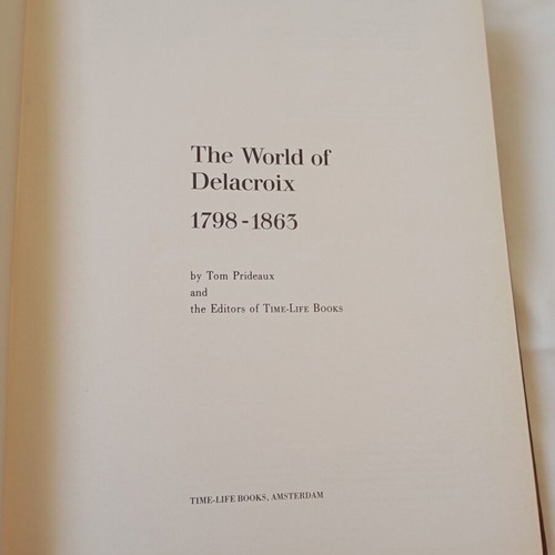 The World of Delacroix book like new, TIME LIFE Library of Art